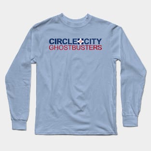 Circle City Ghostbusters Wordmark (Light Shirts) Long Sleeve T-Shirt